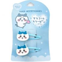 Chiikawa Mascot Hair Clip - Hachiware Blue (Set of 2) 77 x 119mm