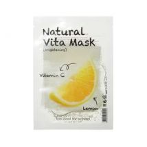 too cool for school - Natural Vita Mask - 5 Types Brightening (Lemon)