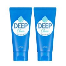 A'PIEU - Deep Clean Foam Cleanser 2pcs 130ml x 2pcs