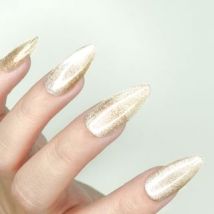 Cosplus - Da Vinci Color Code Cat Eyes Nail Gel Polish Leonardo Da Vincis's Cat Series 1 919 Light Gold