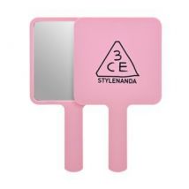 3CE - Square Mini Hand Mirror - 3 Colors Pink Rumour