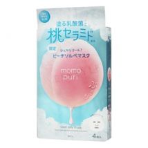 BCL - Momo Puri Peach Cool Jelly Mask 4 pcs