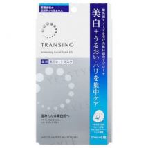 TRANSINO - Whitening Facial Mask EX 4 pcs