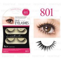 D-up - Rich Eyelashes 801 Volume 2 pairs