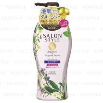 Kose - Salon Style Argan Oil & Organic Herbs Shampoo Rich Moisture 500ml