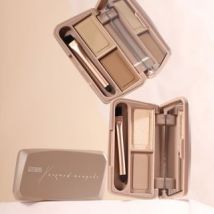 WODWOD - Soft Mist Dual Eyebrow Palette - 3 Types 02# Gray Brown - 3.2g
