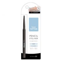 K-Palette - 1 Day Tattoo Pencil Eyeliner 01 Silk Black