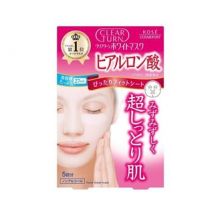 Kose - Clear Turn White Mask Hyaluronic Acid - 5 pcs