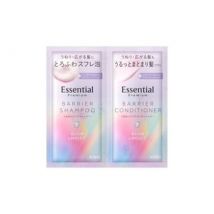Kao - Essential Premium Barrier Glow & Moist Shampoo & Conditioner Trial Set 15ml x 2