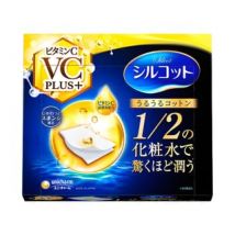 Unicharm - Silcot Sponge Touch Moisturizing Vitamin C Plus+ Cotton Pad 40 pcs