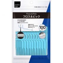 matsukiyo - Disposable Plastic Stemmed Dental Floss & Pick Volume Pack 100 pcs