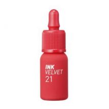 peripera - Ink The Velvet - 44 Colors #21 Vitality Coral Red