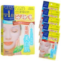 Kose - Clear Turn White Mask Vitamin C - 5 pcs