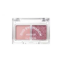 The Saem - Mood Up Duo Eyeshadow - 2 Types #PK01 Mellow Pink