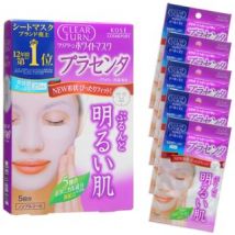 Kose - Clear Turn White Mask Placenta - 5 pcs