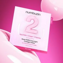 numbuzin - No.2 Rose PDRN Overnight Collagen Mask - Gelmaske