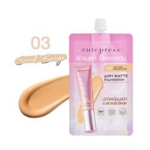Cute Press - Airy Matte Foundation 03 Sand Beige - 5g mini