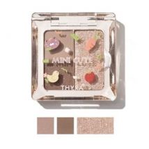 THYRA - Mini Cute 3 Color Eyeshadow - E16 #E16 Mini Black Cloud - 3g