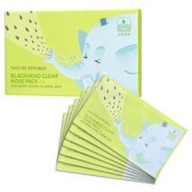 NATURE REPUBLIC - Blackhead Clear Nose Pack 7pcs 1 set - 7pcs