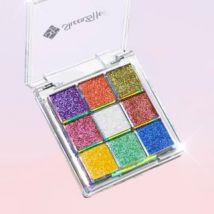 SheenEffect - 9-Colors Glittery Chameleon Eyeshadow Palette - Tipsy - Palette de 9 fards à paupières paillettes