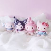 Sanrio Balletcore Series Plush Bag Charm Kuromi - 103×85×50mm