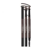 MACQUEEN - My Strong Auto Eyebrow Hard Powder - 4 Colors Grey Brown