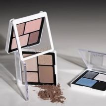 Eunarz - Pure Gold Series 4-Color Eyeshadow Palette - 3 Types 027# Smokey blue - 7g