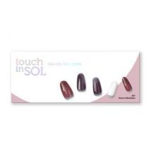 touch in SOL - Real Gel Nail Strips - 12 Types #07 Snow In Bordeaux