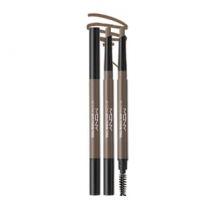 MACQUEEN - My Strong Auto Eyebrow Hard Powder - 4 Colors Walnut Brown