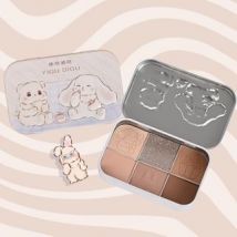 YIGU DIGU - Tea Party Series Metal Box Eyeshadow Palette #01 1# - 18g