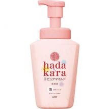 LION - hadakara Moisturizing Foam Body Wash Mild Soap 550ml