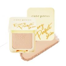 Cute Press - Evory Perfect Skin Plus Vitamin E Foundation Powder N1 Light Natural Beige