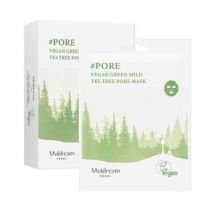 Muldream - Vegan Green Mild Tea Tree Pore Mask Set 25ml x 10 pcs