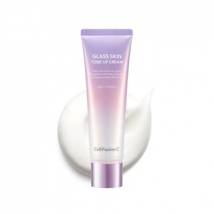 Cell Fusion C - Glass Skin Tone Up Cream - Crème illuminatrice teint