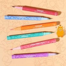 Colourgrid - Multi-Color Eyeliner Pencil CUICU Little Monster Limited Edition - 6 Colors 02# Blue - 0.7g