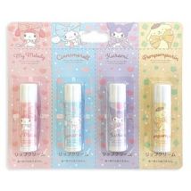 ASUNAROSYA - Sanrio Characters Lip Balm Set 4 pcs