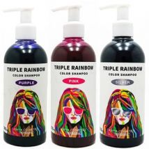 ASHIYA - Triple Rainbow Color Shampoo Purple - 300ml