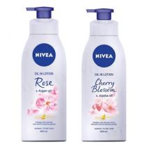 NIVEA - Oil In Body Lotion Cherry Blossom & Jojoba Oil - 400ml