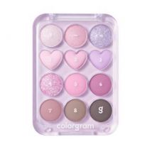 colorgram - Pin Point Eyeshadow Palette - 4 Types #03 Pink + Lavender