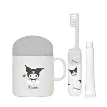 Kamio Japan - Sanrio Kuromi Toothbrushing Set With Big Cup 1 set