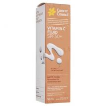 Cancer Council - Vitamin C Fluid Ultra Lightweight Sunscreen Lotion SPF 50+ 50ml