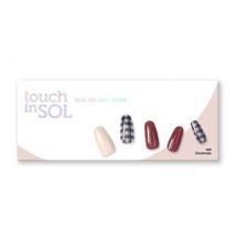 touch in SOL - Real Gel Nail Strips - 12 Types #09 Checkmate