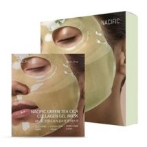 Nacific - Green Tea Cica Collagen Gel Mask Set - Masques au thé vert et cica