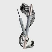 Kaxier - Dual-Ended Freehand Two-Pronged Eyeliner & Mascara - 3 Types 102# Dark Brown (2g & 500mg)