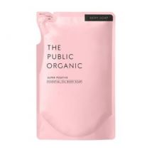 THE PUBLIC ORGANIC - Essential Oil Body Soap Floral Woody - Positive - 400ml Refill