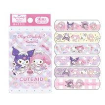 Santan - Sanrio My Melody & Kuromi Bandage (DollyMix) (18 Pieces) 72×19mm