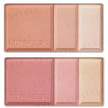 Kanebo - Lunasol Coloring Soft Cheeks 01 Beige Red - Refill