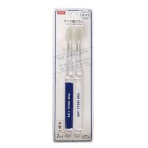 DAISO - Clear Toothbrushes 2 pcs