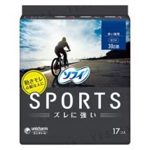 Unicharm - Sofy Sports Feminine Pads with Wings 30cm 17 pcs
