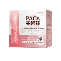 PACs Cranberry Probiotic Powder 30 packs